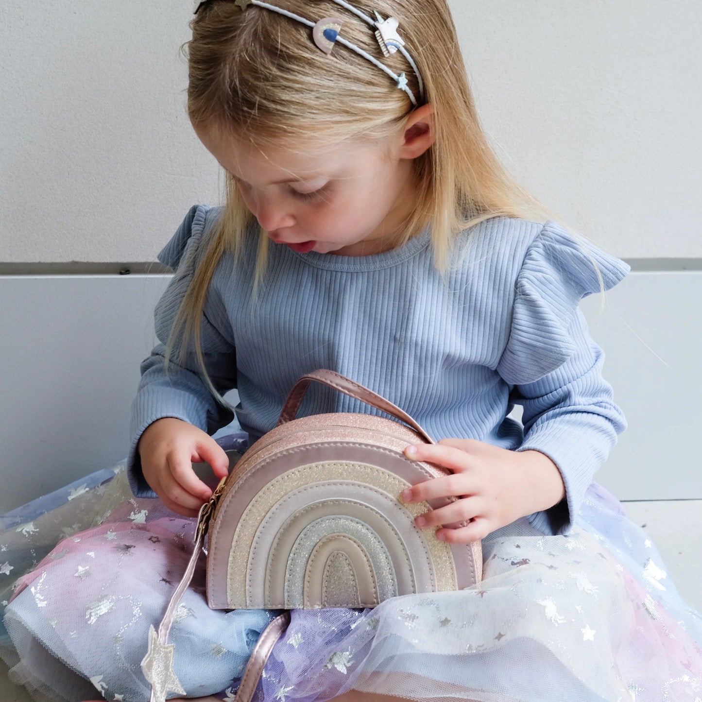 Pink rainbow bag