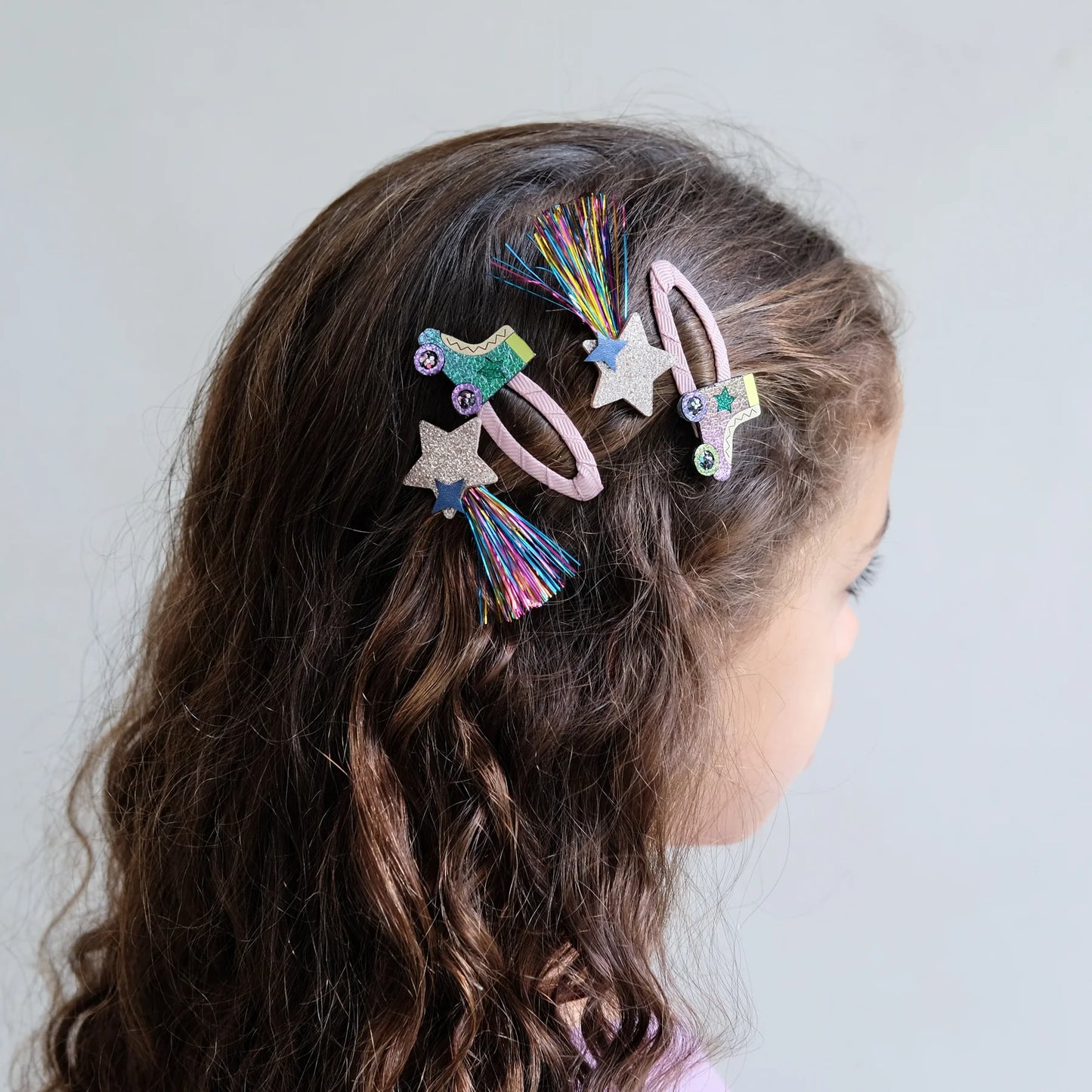 Rollerskate clip set
