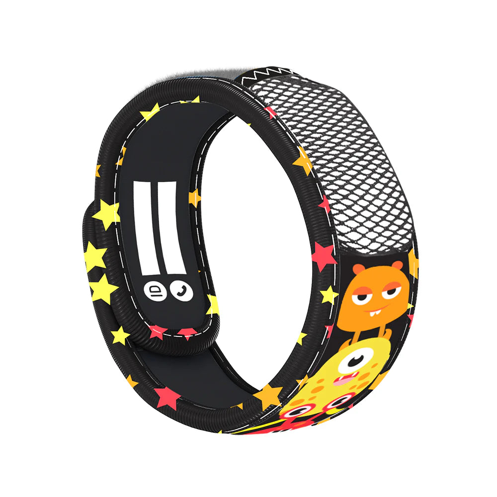 Mosquito Repellent Kids Wristbands Animals design + 2 refill pellets - Monster