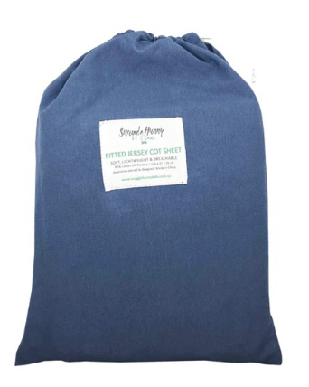 Snuggle Hunny Kids Fitted Cot Sheet - Reign