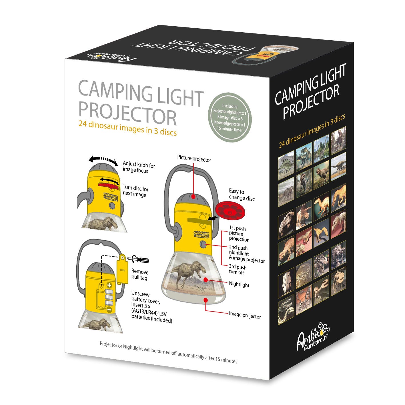 Dinosaur Camping Light Projector