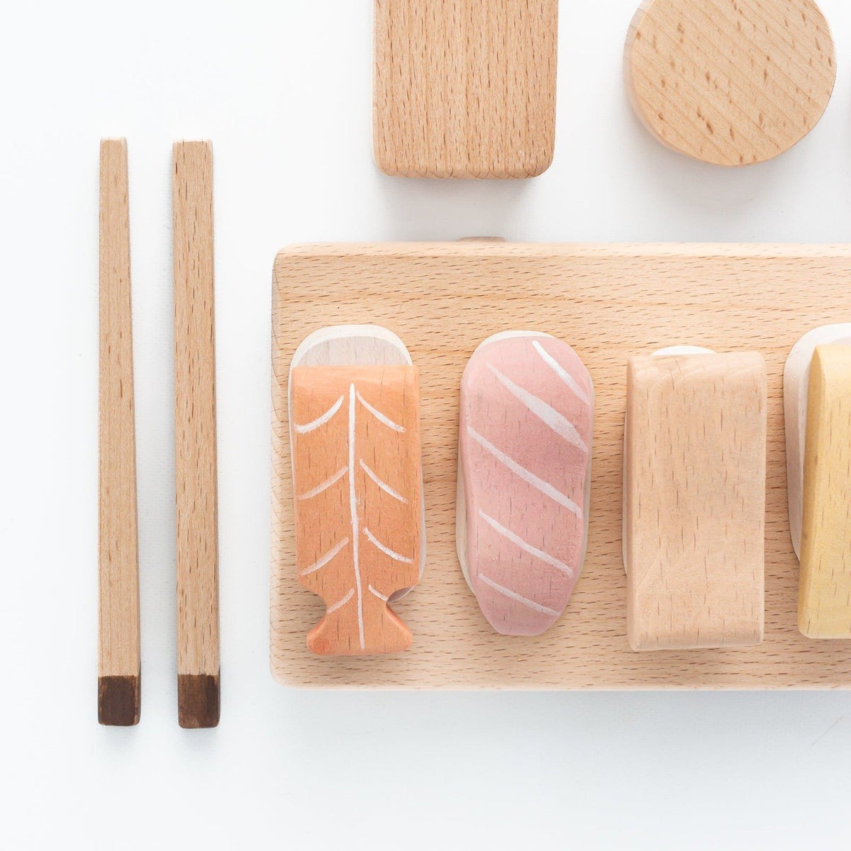 Handmade Wooden Magnetic Sushi Set
