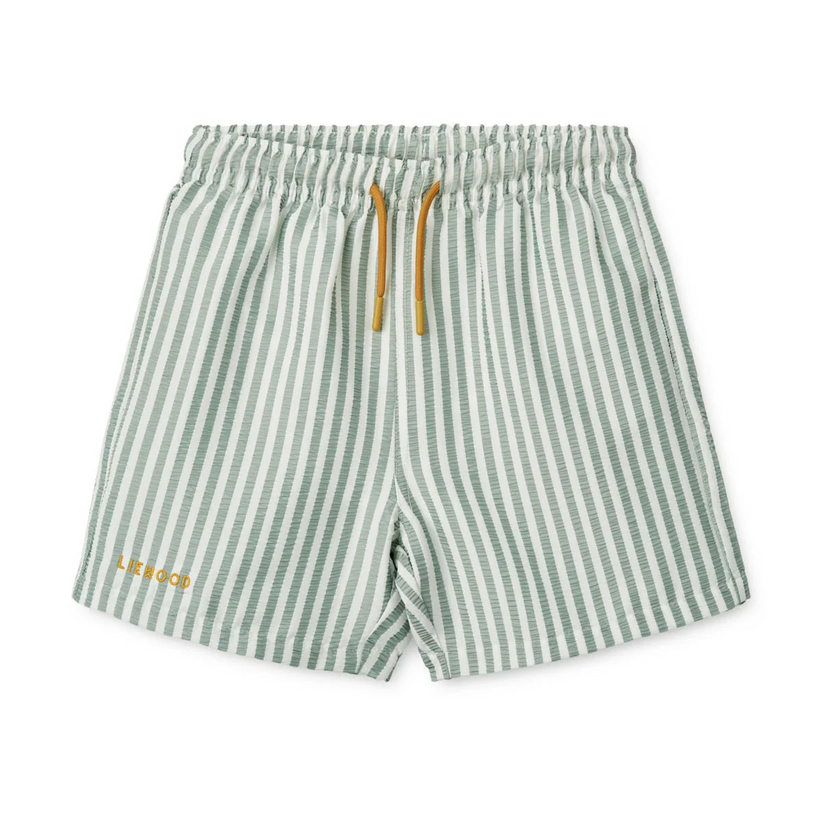 Duke Stripe Board Shorts - Stripe Peppermint / Crisp white