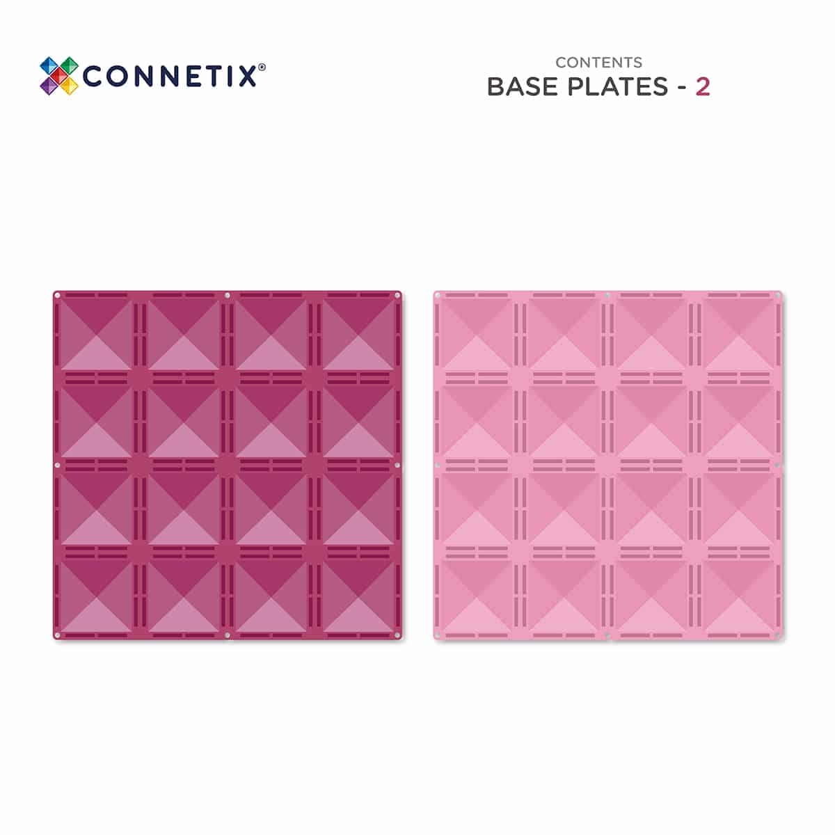Pastel Pink & Berry Base Plate 2 pc