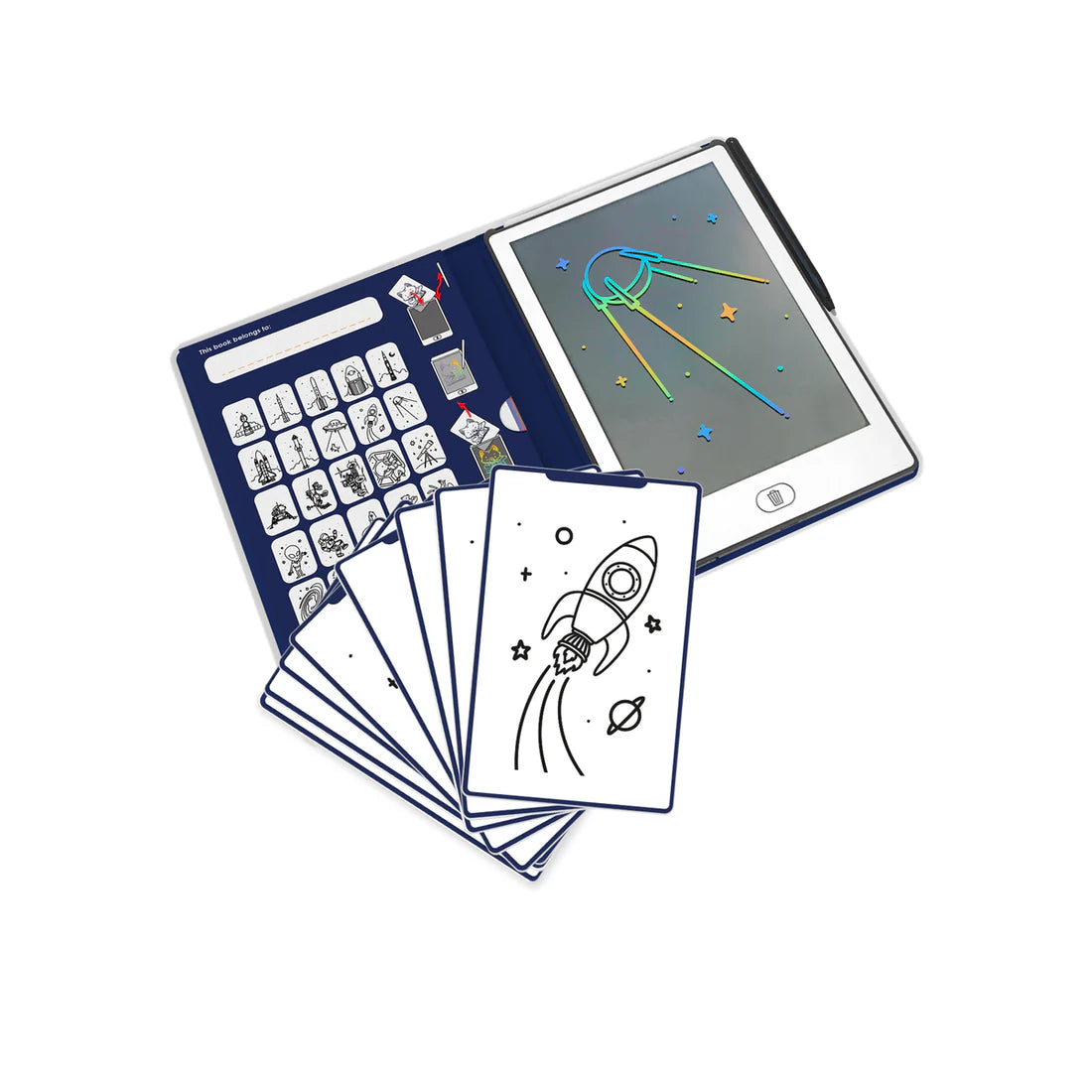 Kidywolf Kidydraw-Mini Drawing Pad 30 Images Galaxy