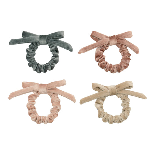 Sparkle velvet bow ponies
