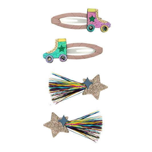 Rollerskate clip set
