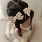 Classic Pigtail Bows | Vintage Rose