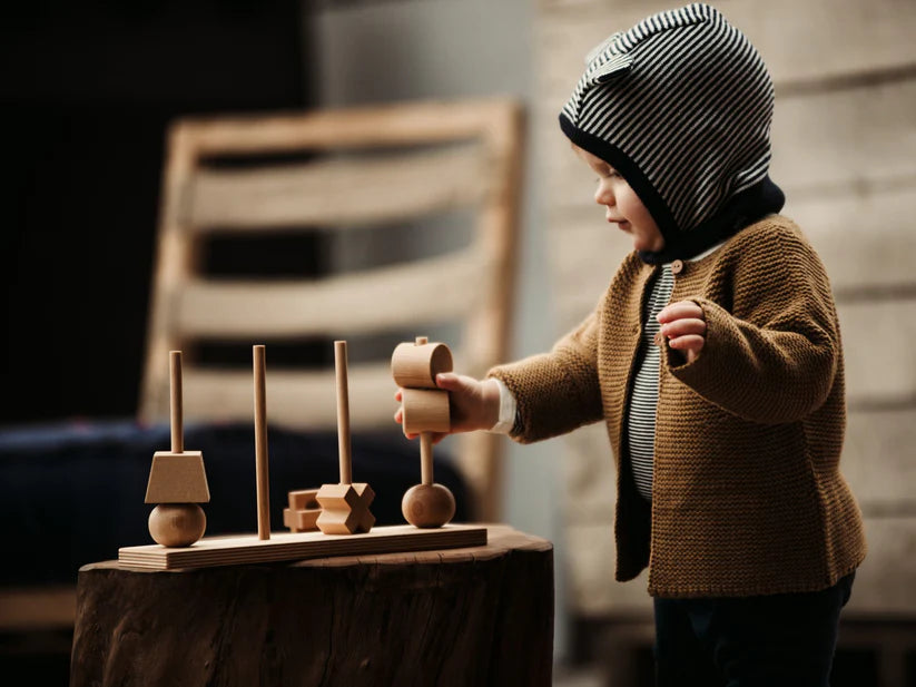 Natural stacking toy XL - Montessori