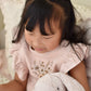 Pigtail Clips | Bow Hearts - Rose Pink