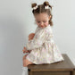 Pigtail Clips | Bow Hearts - Rose Pink
