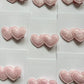 Glitter Hearts Pigtail Clip Set
