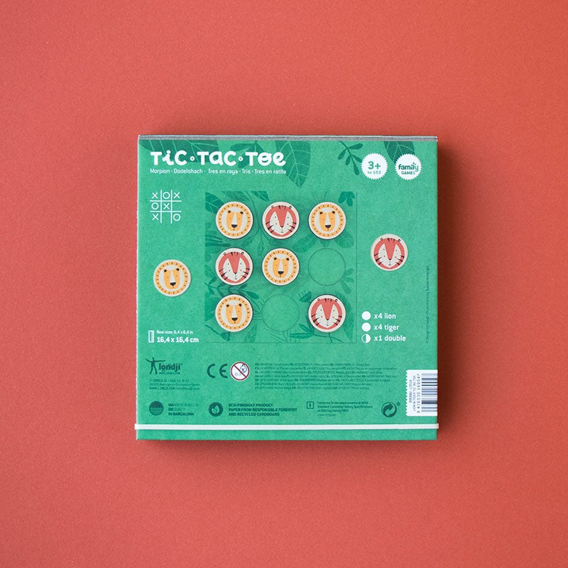 Lion and tiger tic tac toe