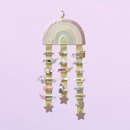 Pink rainbow wall hanger