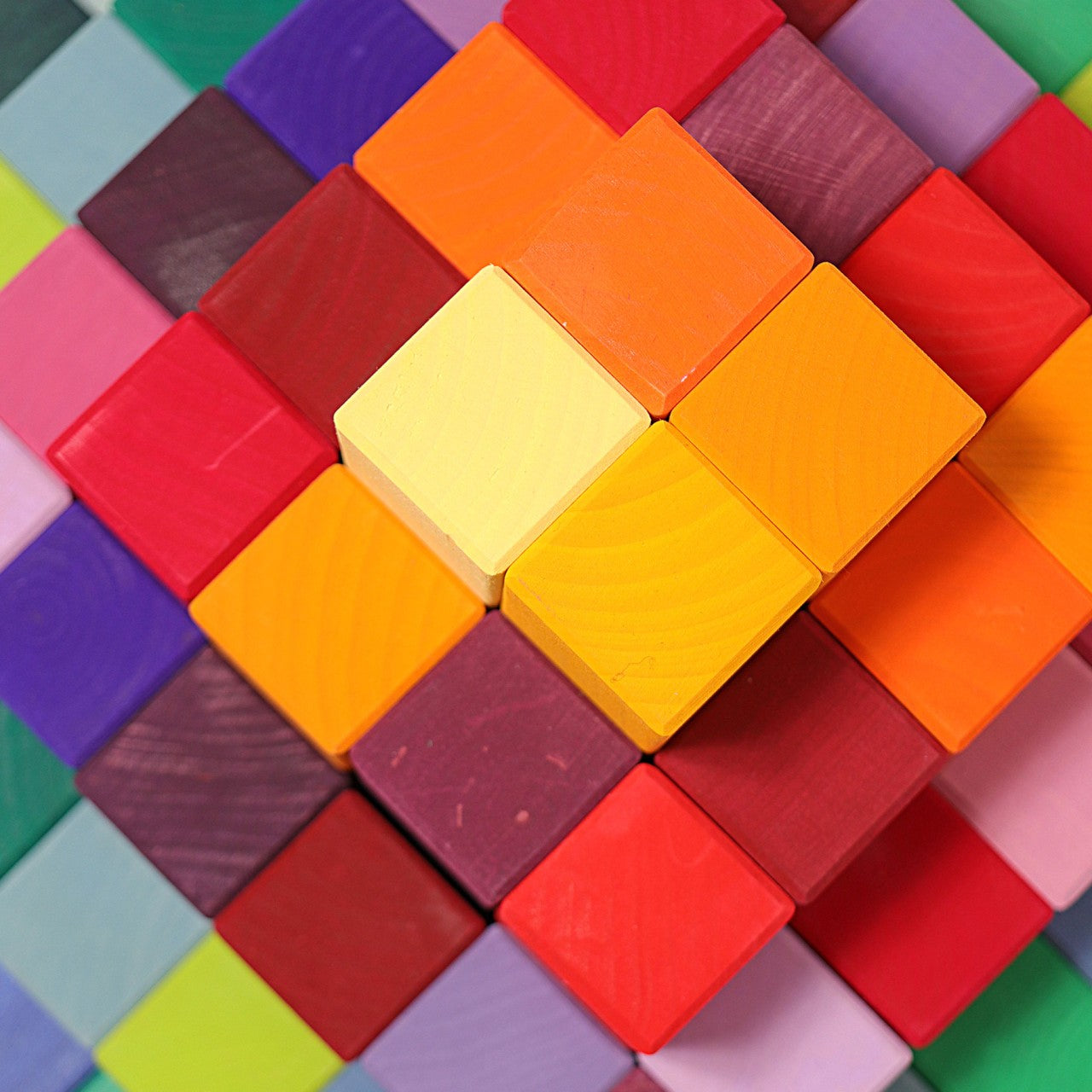 Large Stepped Pyramid - Rainbow