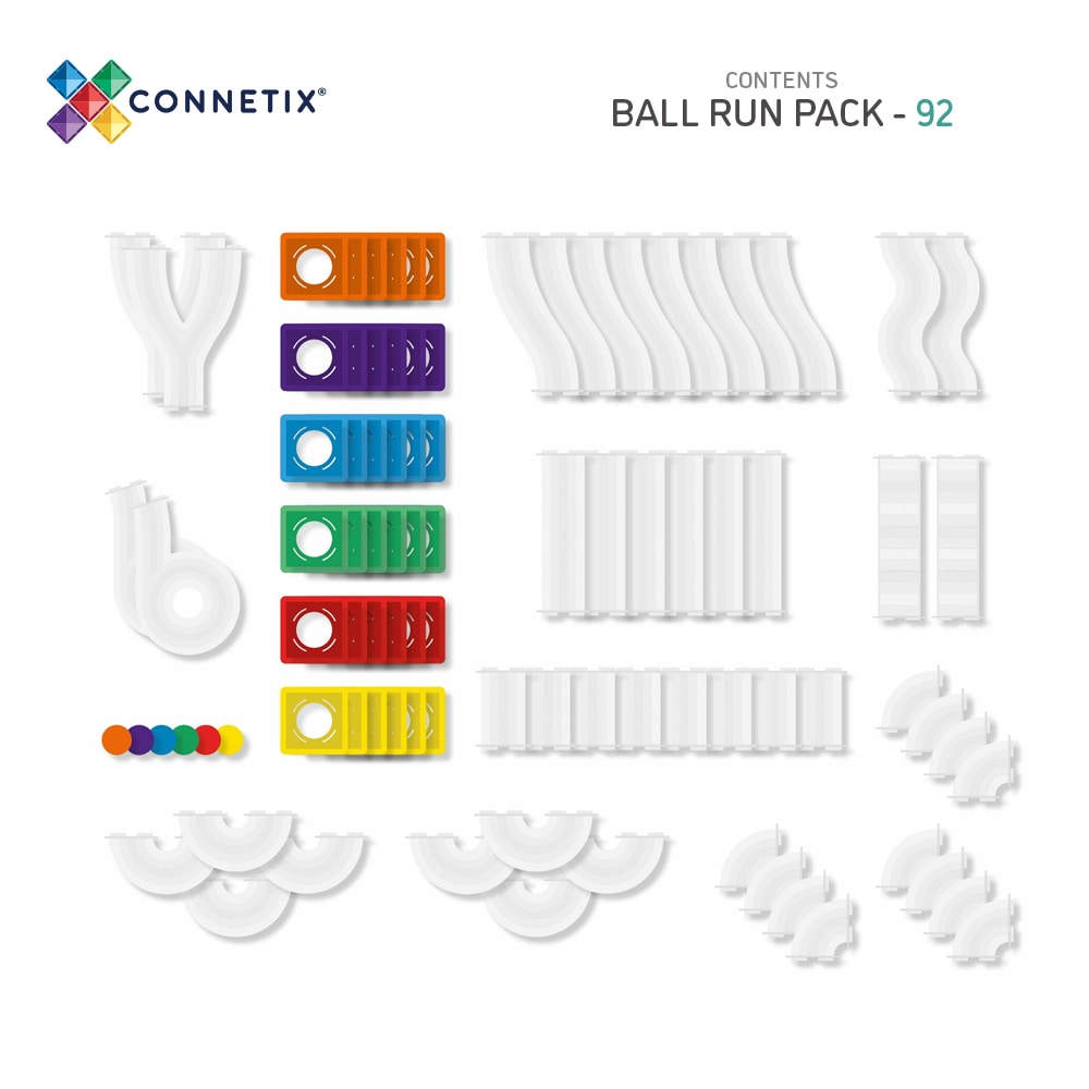 Rainbow Ball Run Pack 92 pc