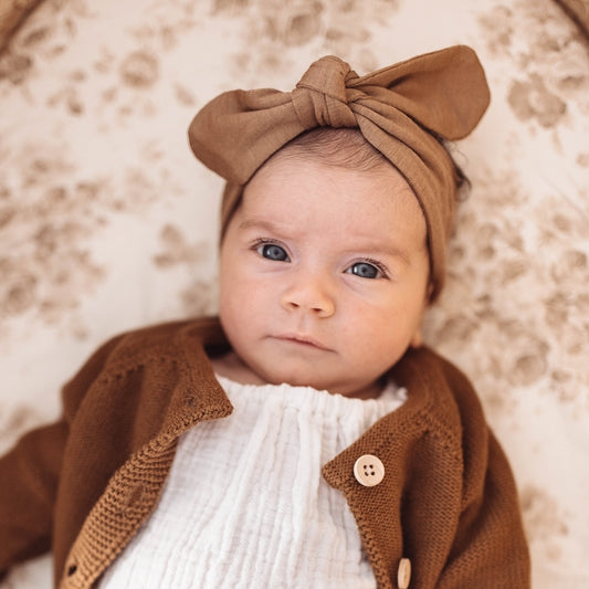 Snuggle Hunny Kids Caramel Topknot Headband